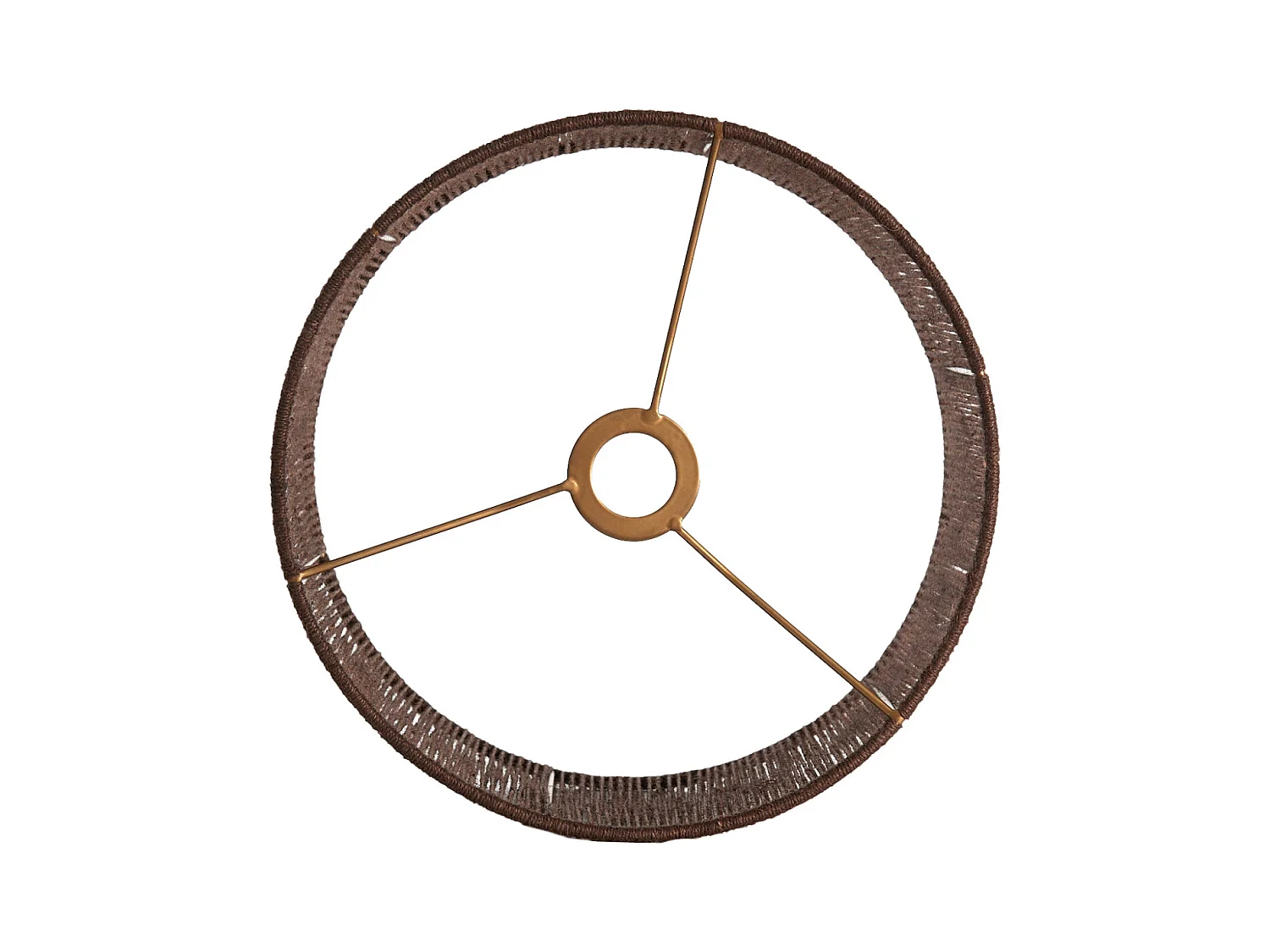 Abat-jour TOSSA - Ø35x25cm - Marron