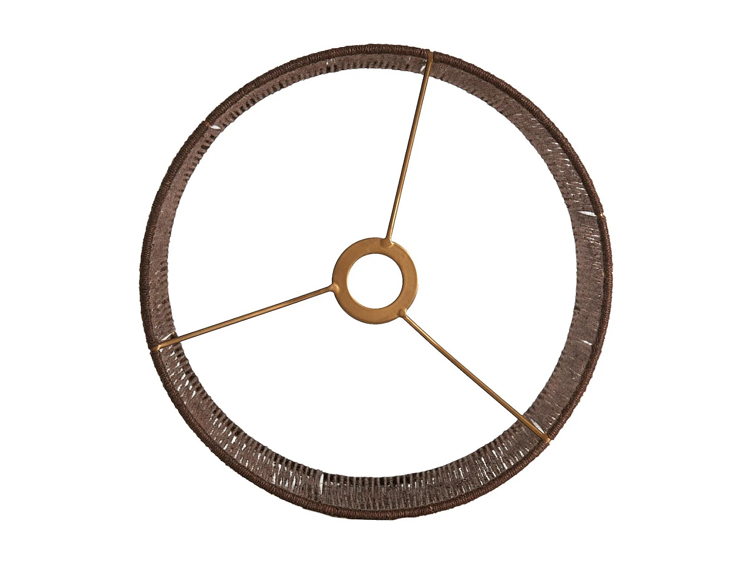 Abat-jour TOSSA - Ø35x25cm - Marron