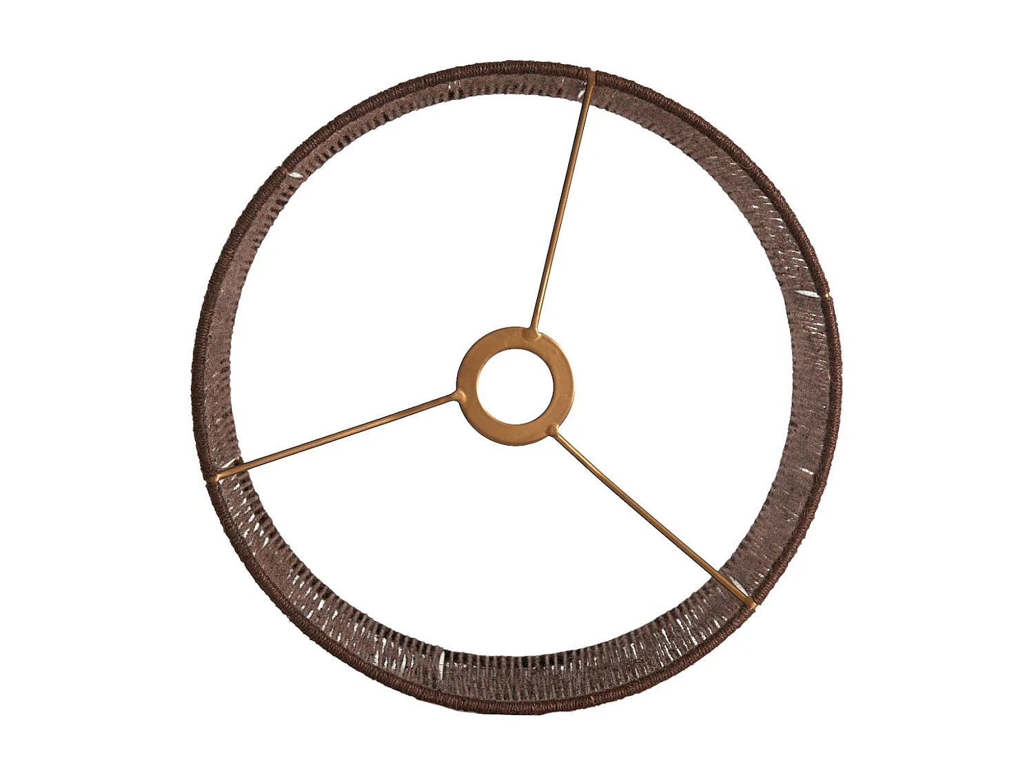 Abat-jour TOSSA - Ø35x25cm - Marron