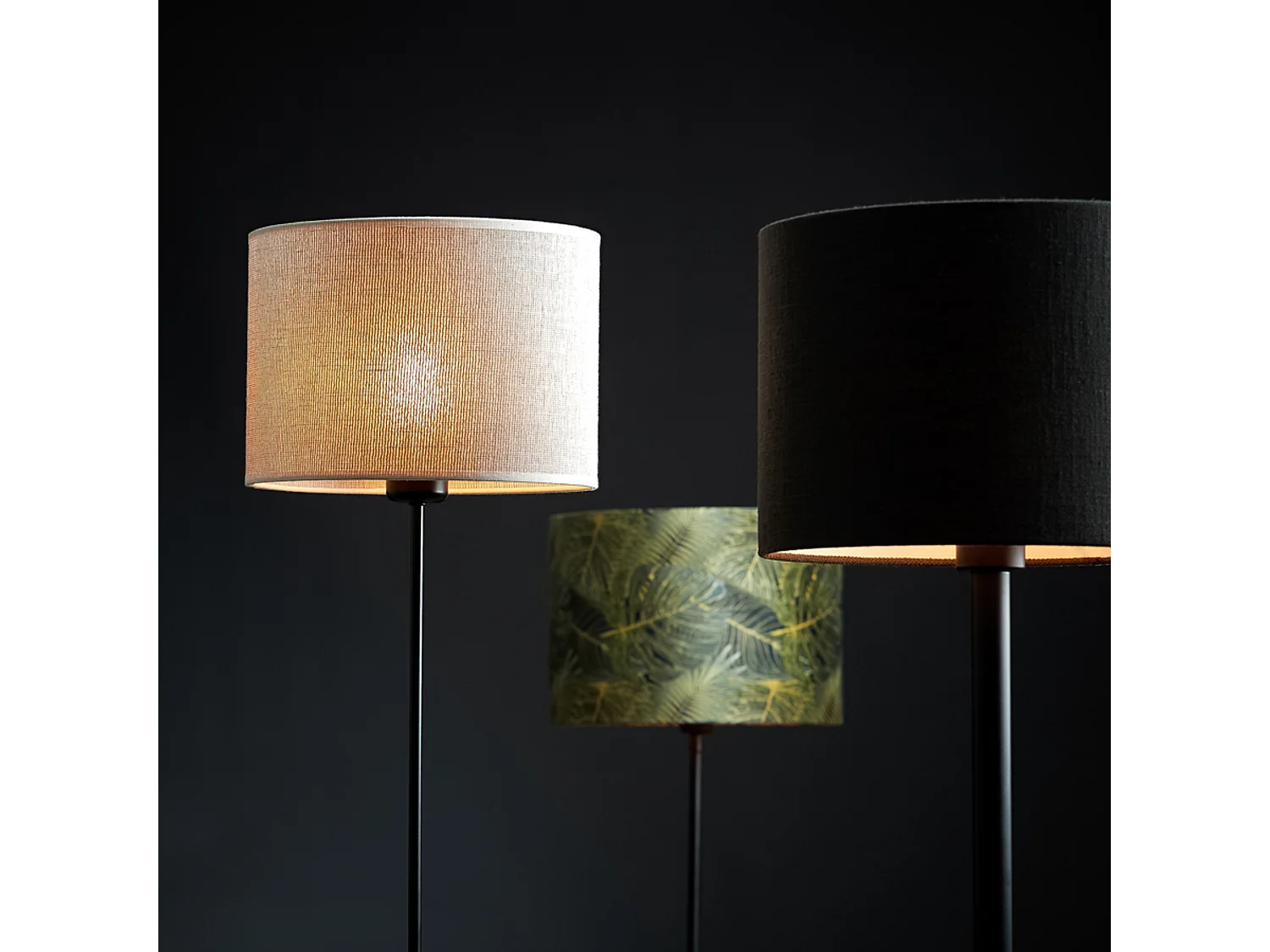 Abat-jour BRESKA - Ø25x18cm - Blanc