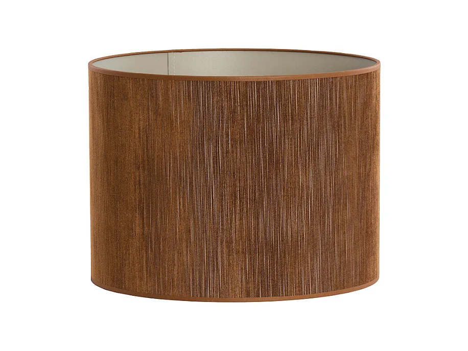 Abat-jour PENNY - Ø25x18cm - Marron