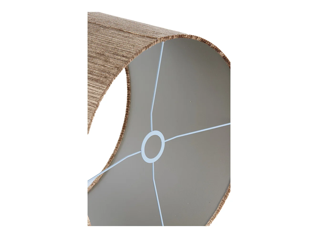 Abat-jour PENNY - Ø25x18cm - Marron