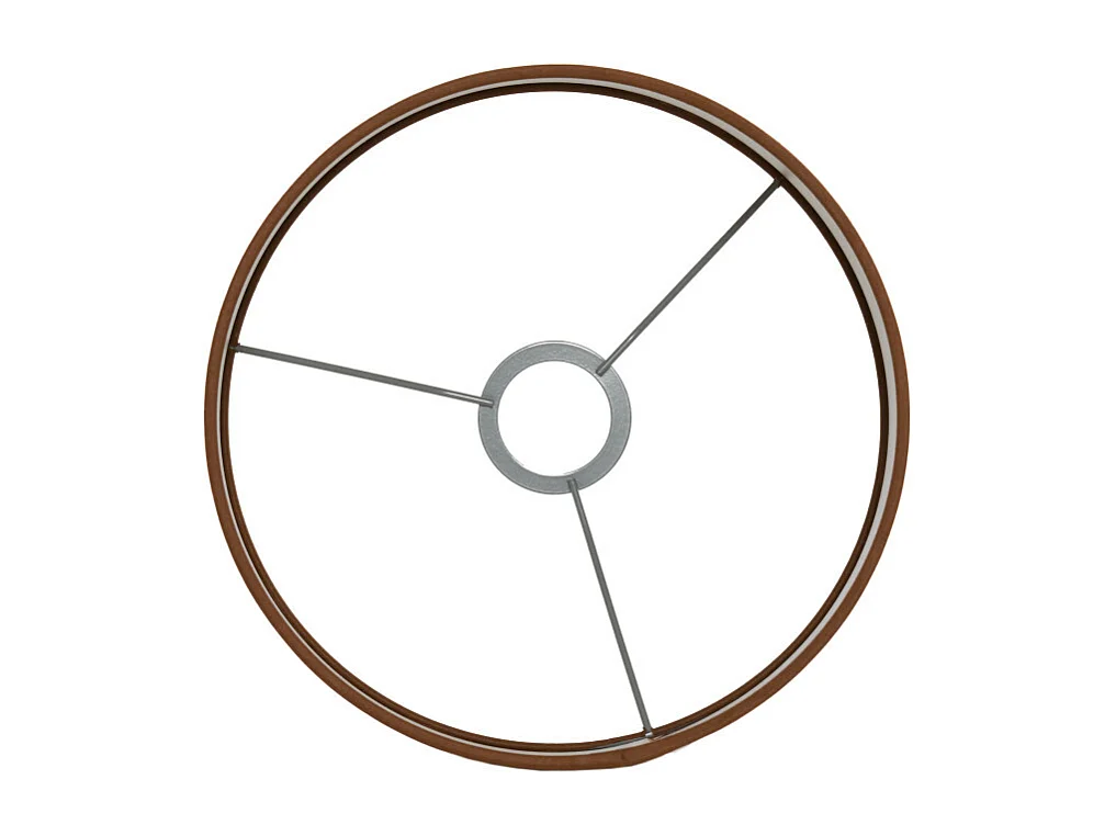 Abat-jour PENNY - Ø25x18cm - Marron