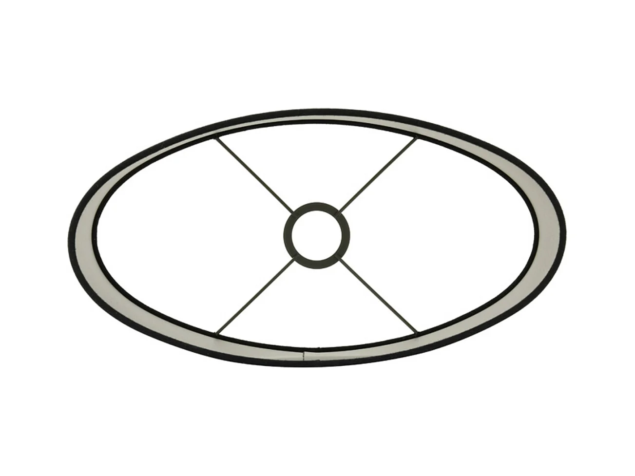 Pantalla VELOURS - 58x24x32cm - Negra