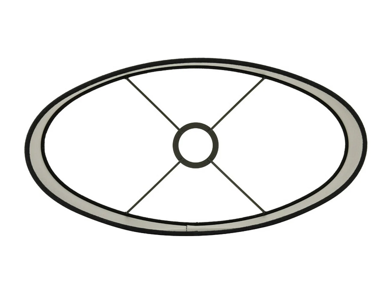 Abat-jour VELOURS - 58x24x32cm - Noir