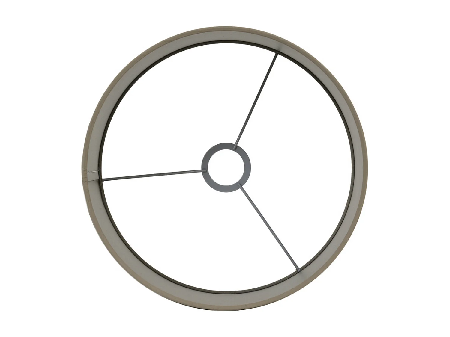 Abat-jour SAVERNA - Ø35x30cm - Marron