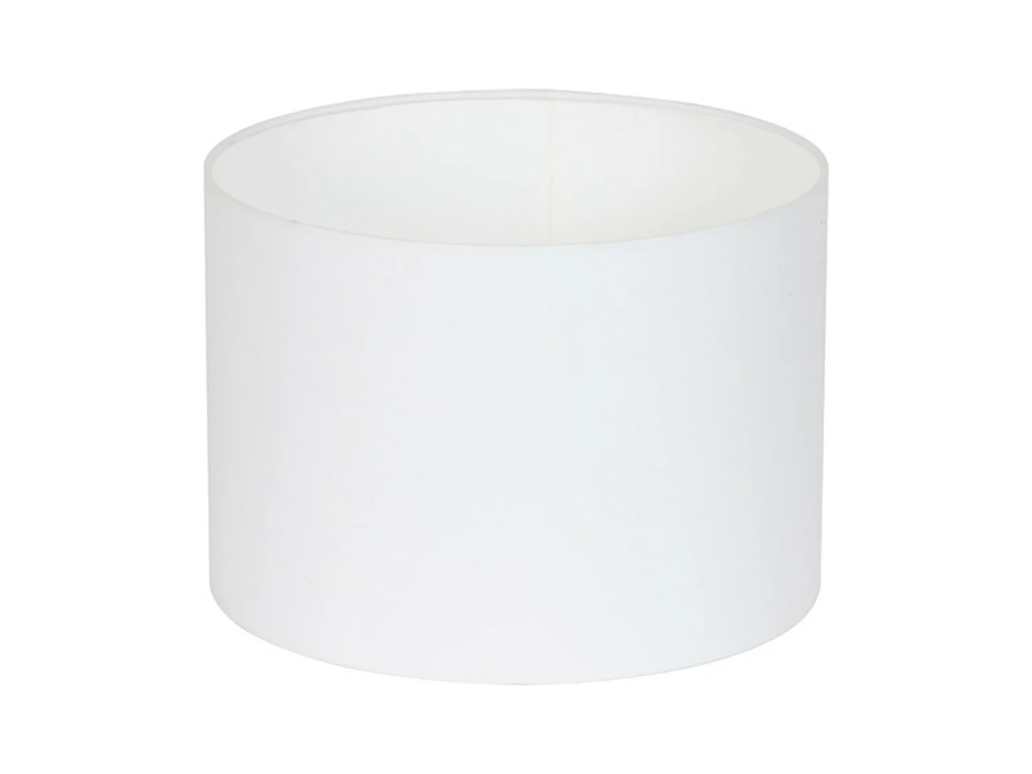 Lampenschirm POLYCOTTON - Ø50x38cm - Weiß