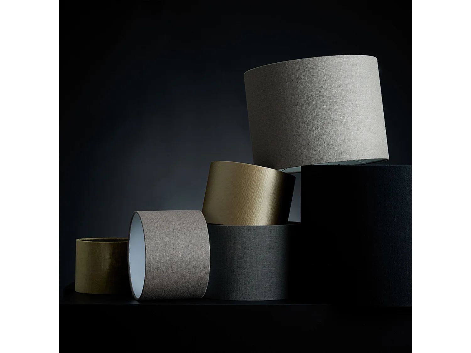 Abat-jour LIVIGNO - Ø30x21cm - Marron