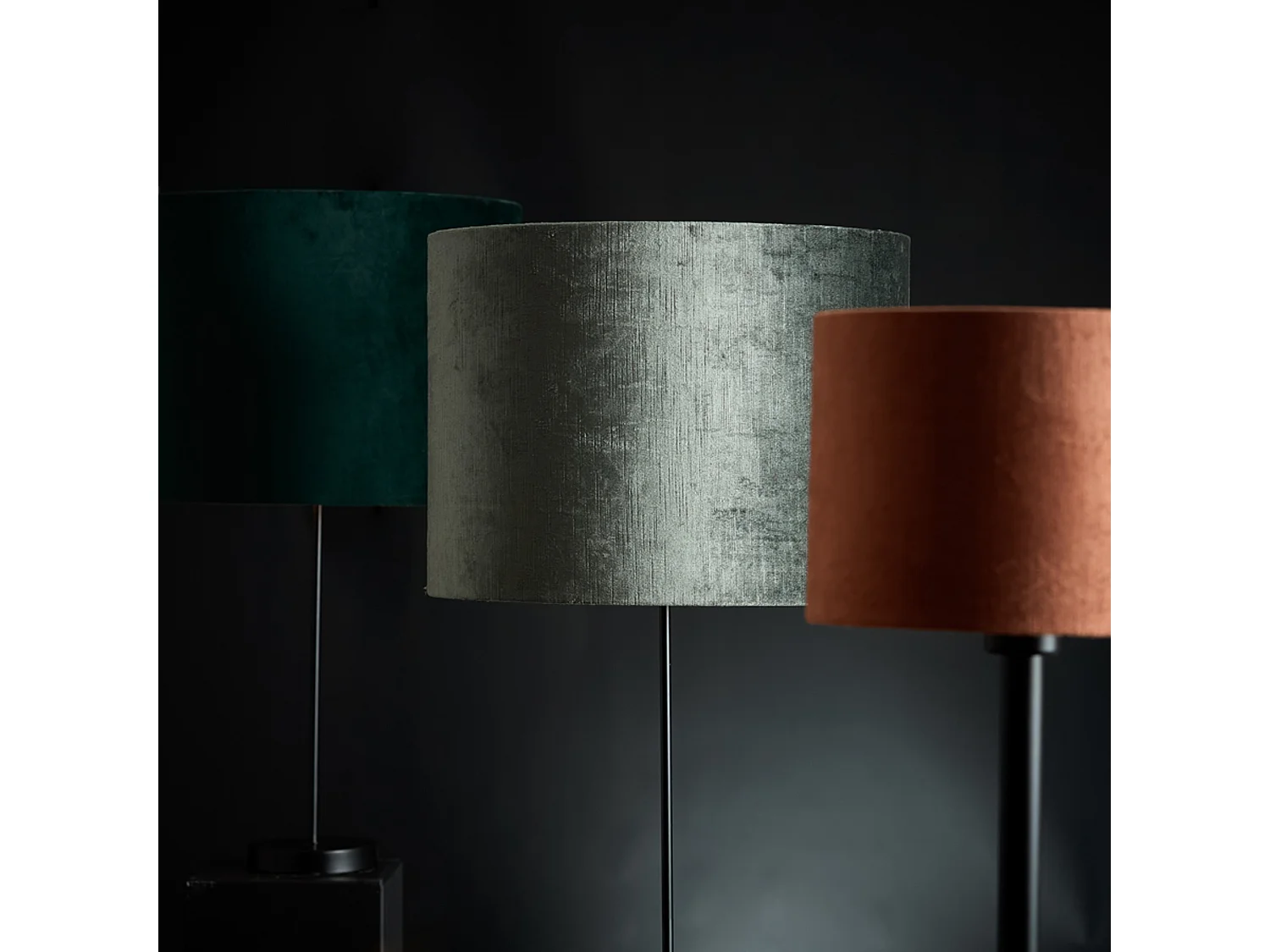 Abat-jour GEMSTONE - Ø30x21cm - Gris