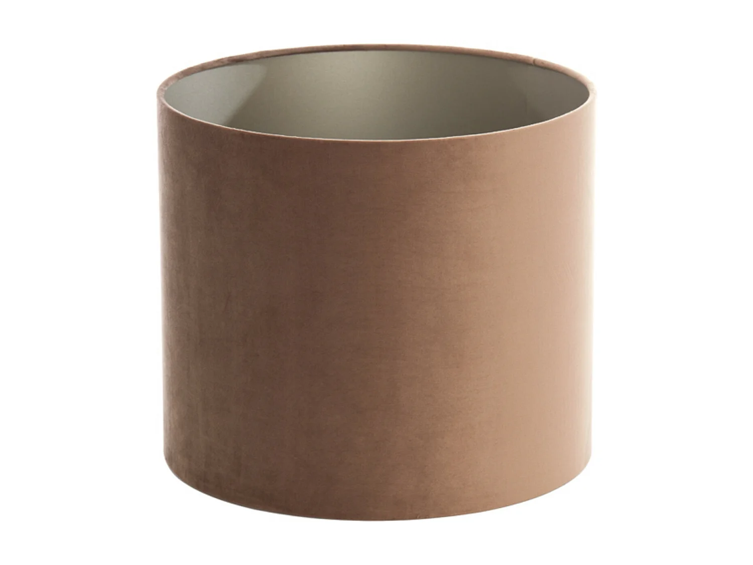 Abat-jour VELOURS - Ø35x30cm - Marron