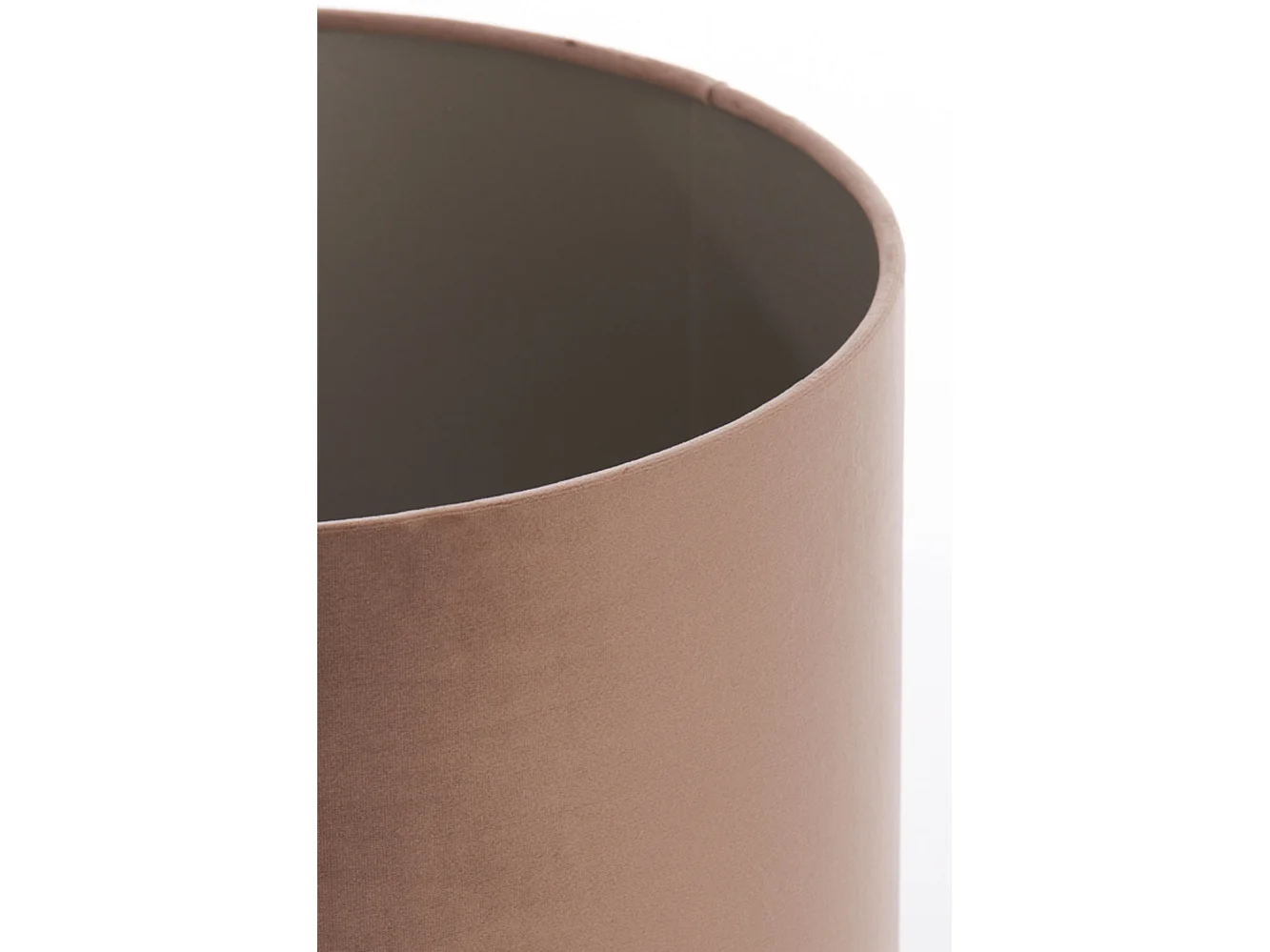 Abat-jour VELOURS - Ø35x30cm - Marron