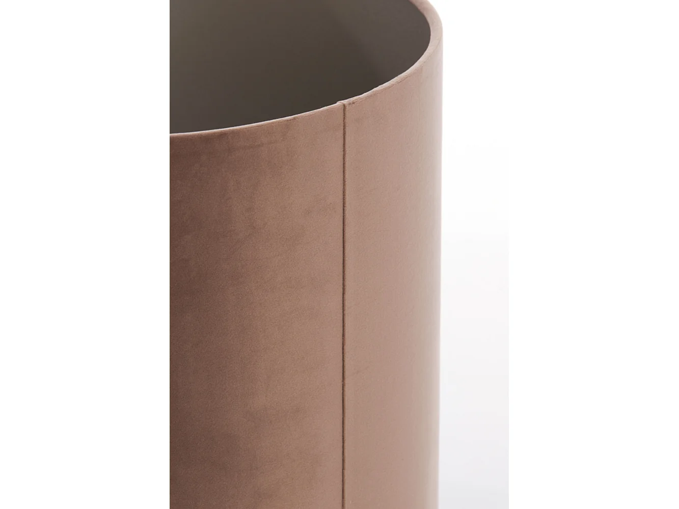 Abat-jour VELOURS - Ø35x30cm - Marron