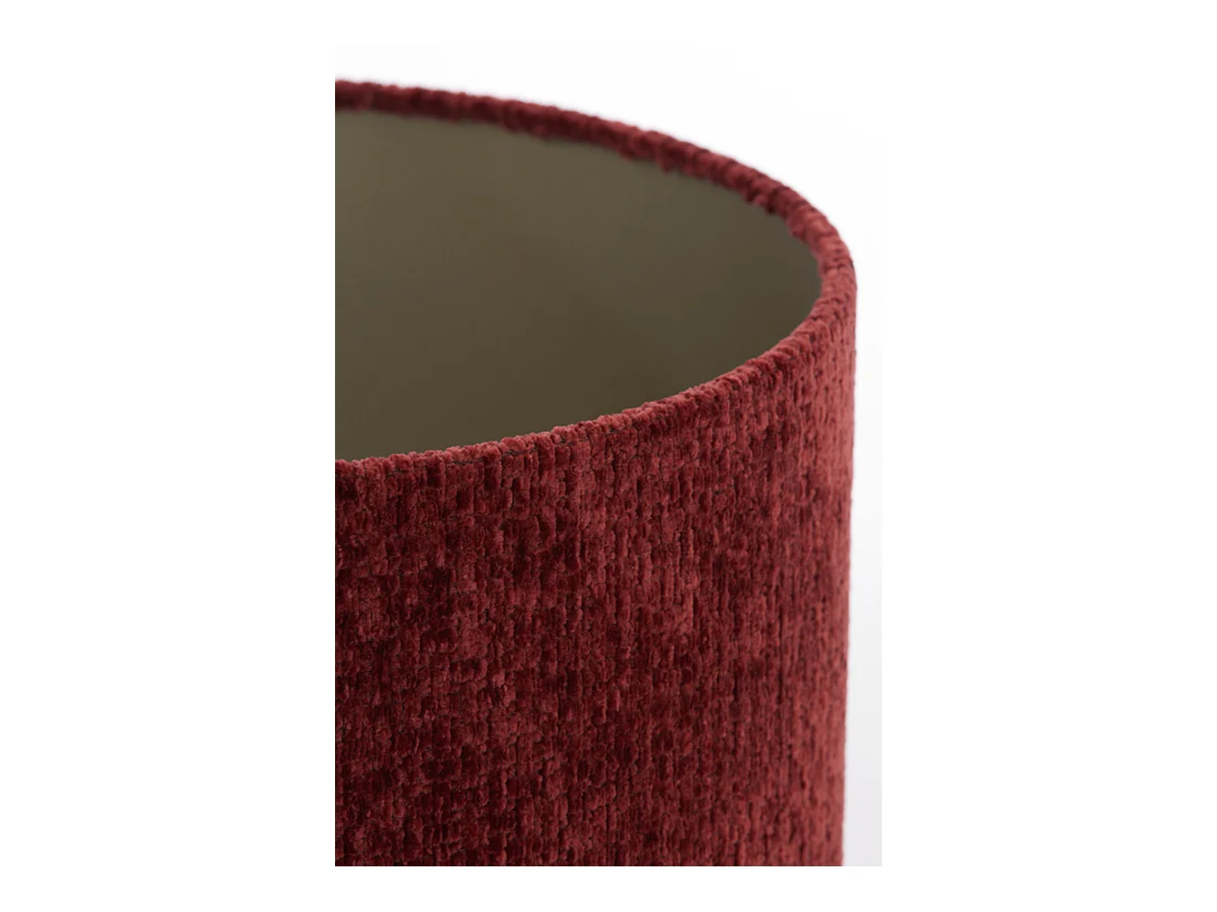 Abat-jour RUBY - Ø50x38cm - Rouge