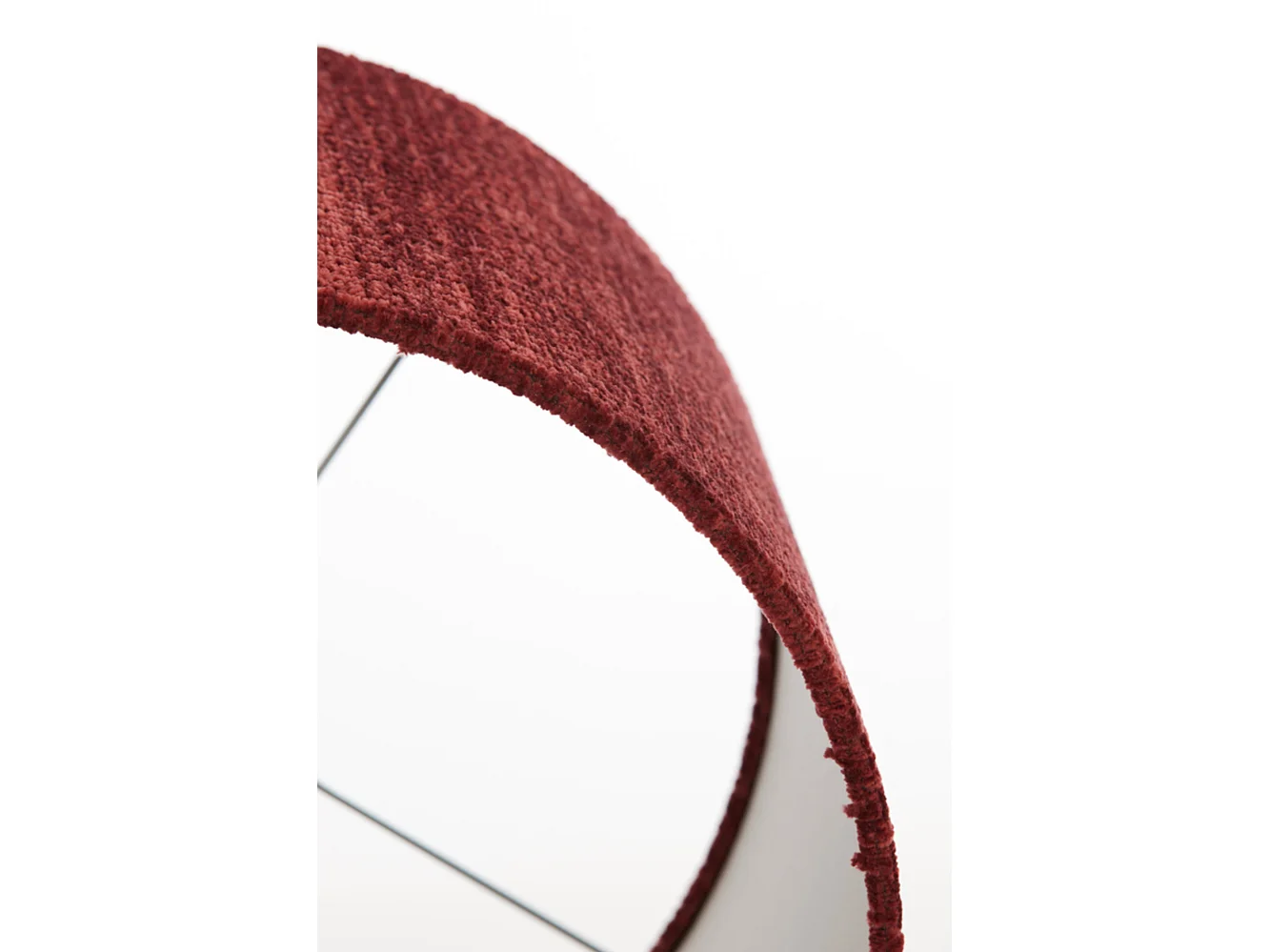 Abat-jour RUBY - Ø50x38cm - Rouge