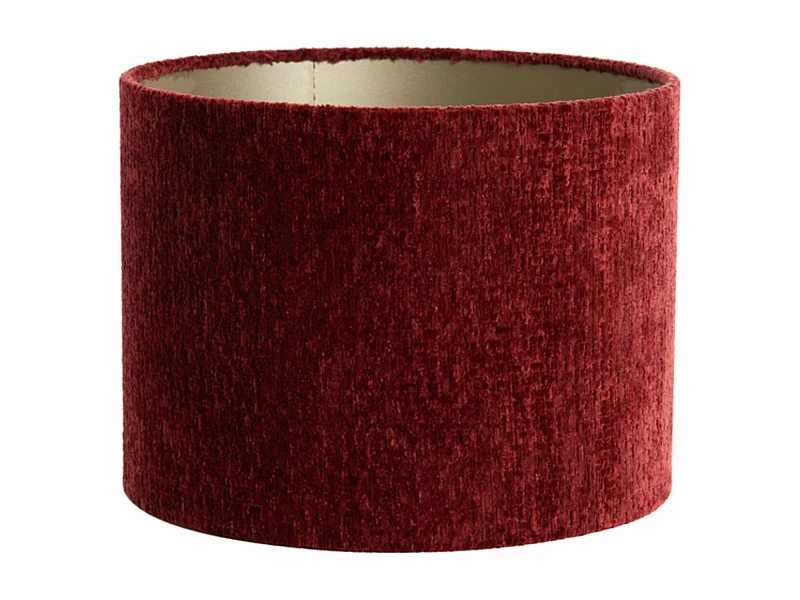 Abat-jour RUBY - Ø30x21cm - Rouge