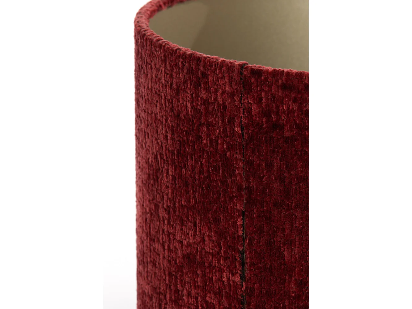 Abat-jour RUBY - Ø30x21cm - Rouge