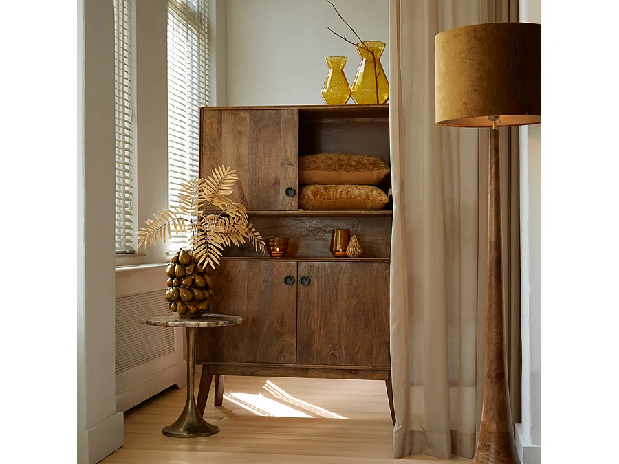 Abat-jour GEMSTONE - Ø50x38cm - Doré