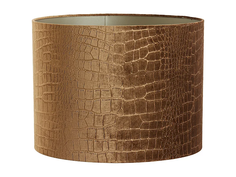 Abat-jour PRAYA - Ø50x38cm - Marron