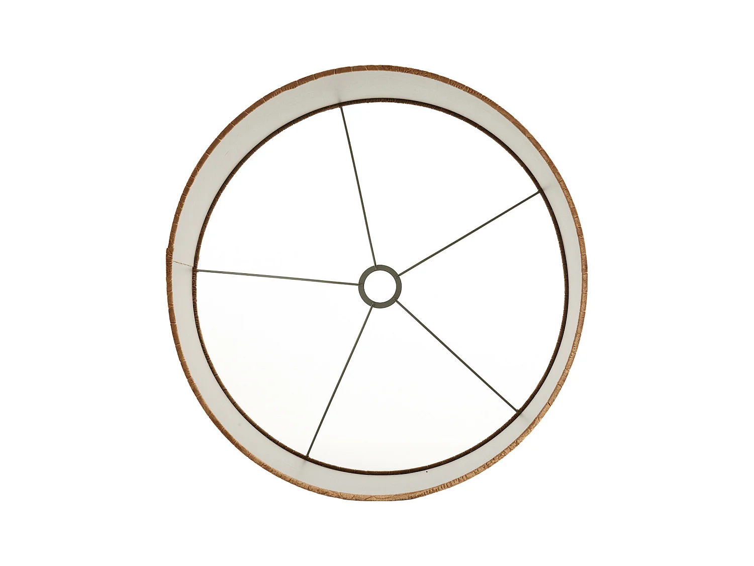 Abat-jour PRAYA - Ø50x38cm - Marron