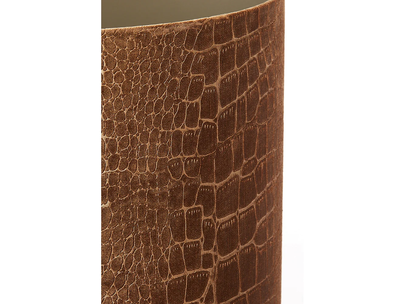 Abat-jour PRAYA - Ø50x38cm - Marron