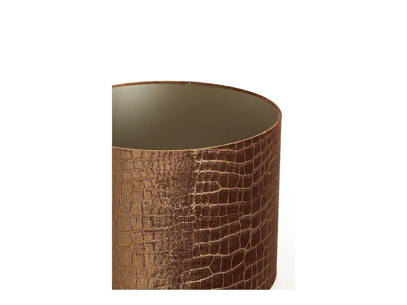 Lampenschirm PRAYA - Ø50x38cm - Braun