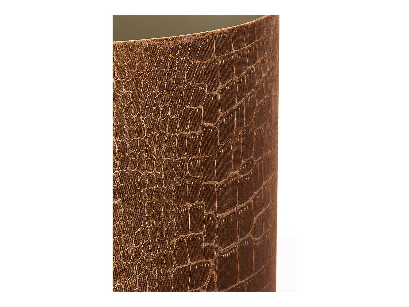 Lampenschirm PRAYA - Ø50x38cm - Braun