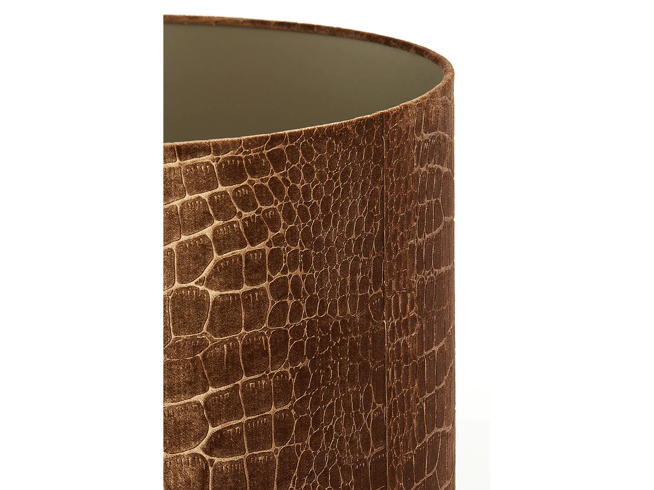 Lampenkap PRAYA - Ø50x38cm - Bruin