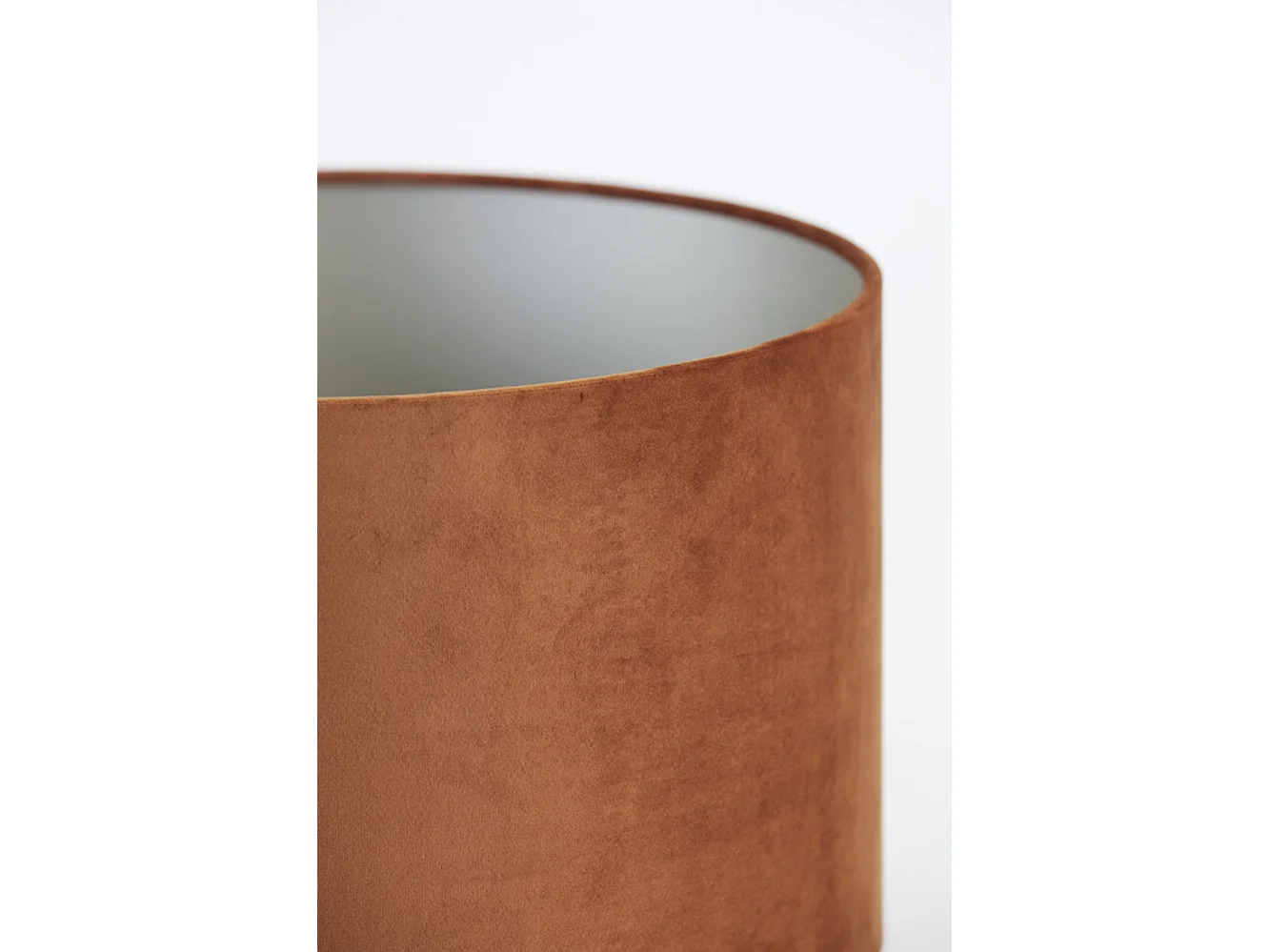 Abat-jour VELOURS - Ø25x18cm - Orange