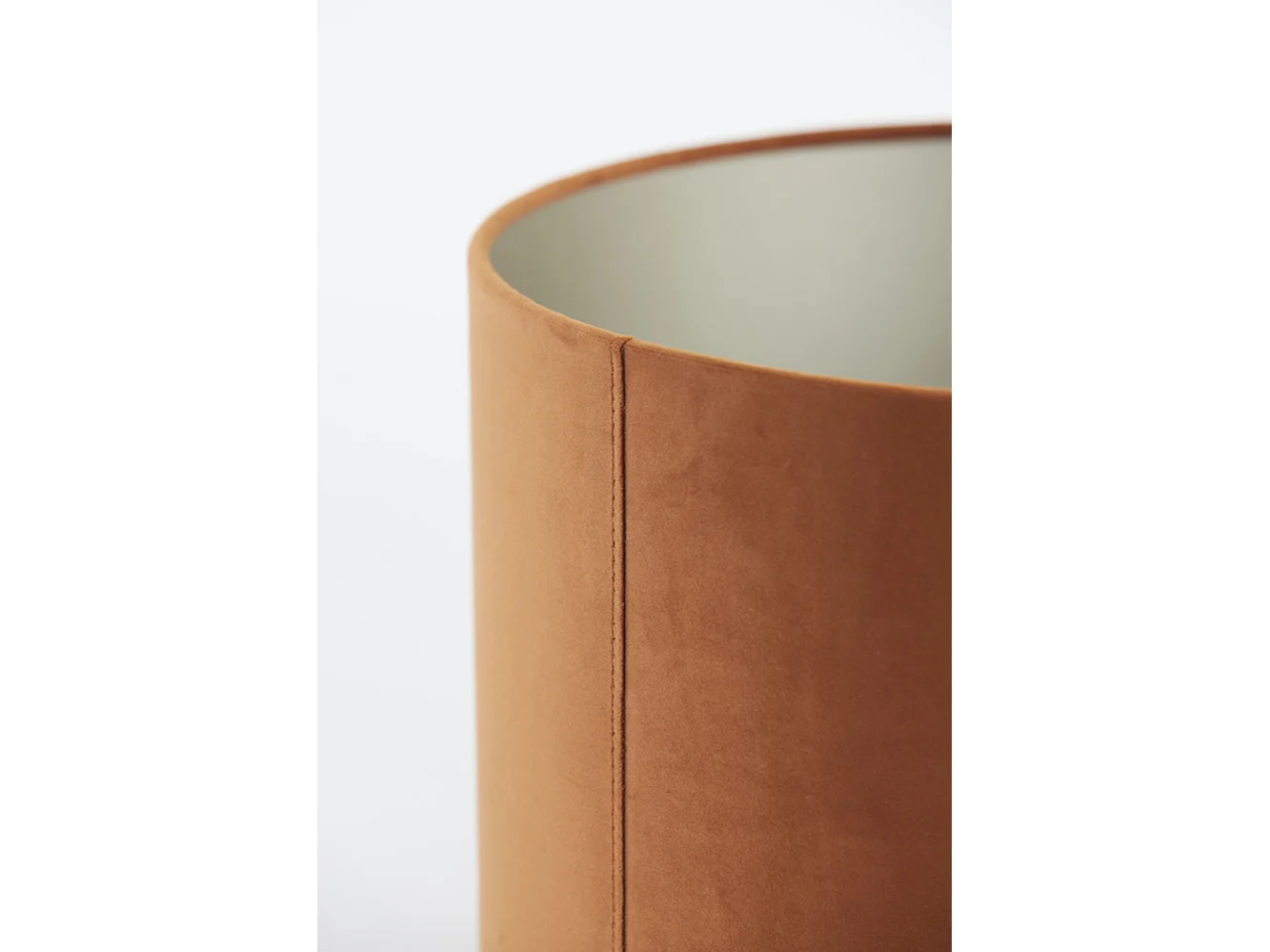 Abat-jour VELOURS - Ø25x18cm - Orange