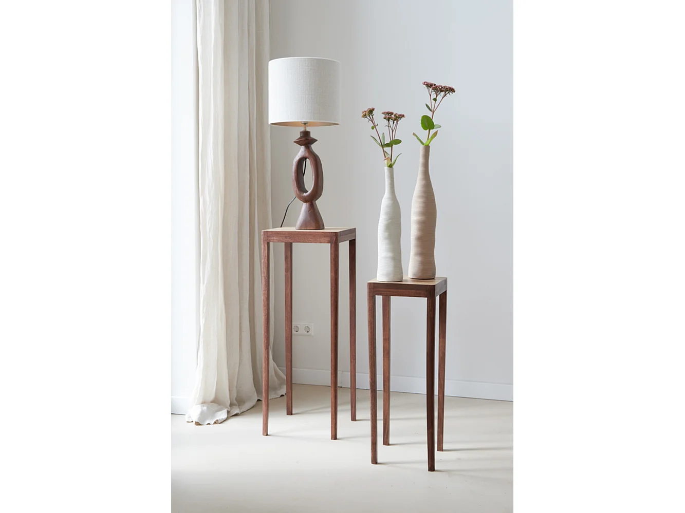 Abat-jour SAVERNA - Ø35x30cm - Blanc