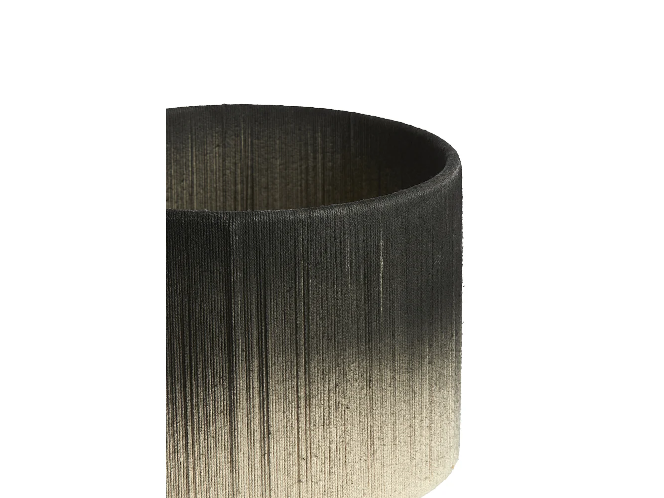 Abat-jour TOSSA - Ø25x18cm - Noir