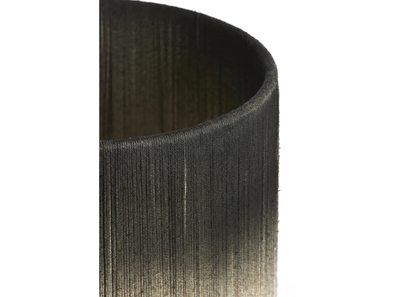 Abat-jour TOSSA - Ø25x18cm - Noir