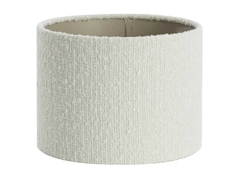 Abat-jour BOLERO - Ø20x15cm - Blanc