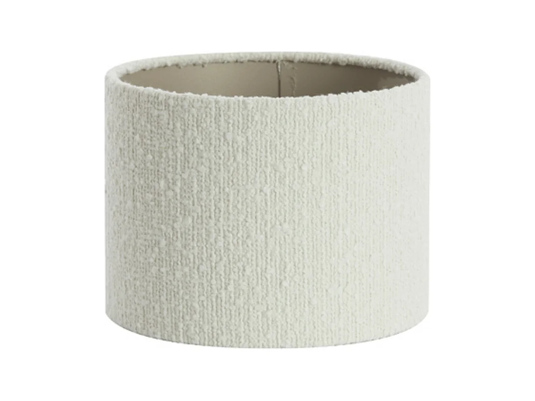 Abat-jour BOLERO - Ø20x15cm - Blanc