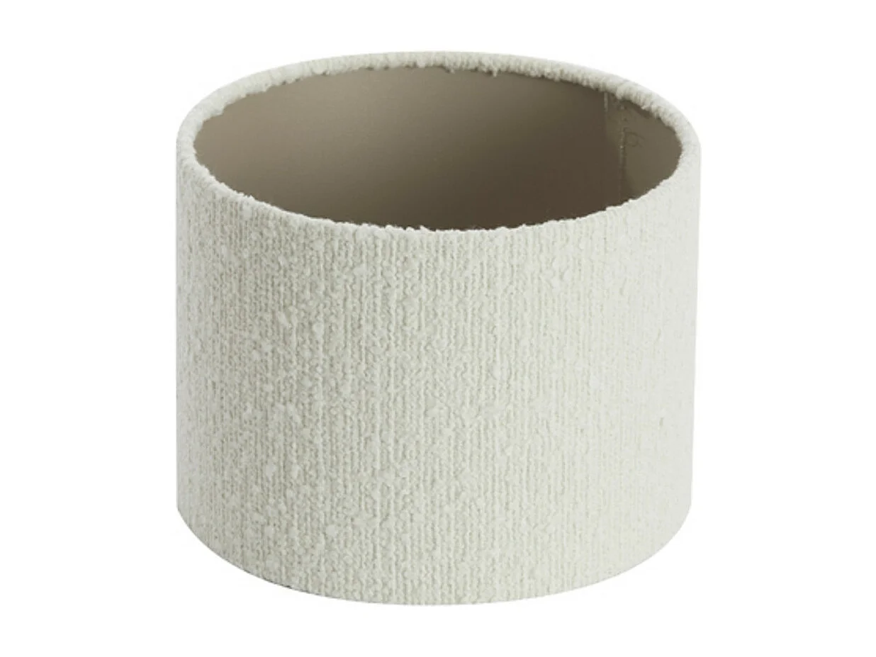 Abat-jour BOLERO - Ø20x15cm - Blanc