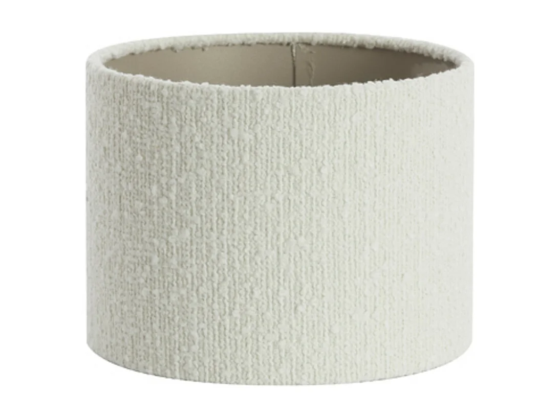 Abat-jour BOLERO - Ø20x15cm - Blanc