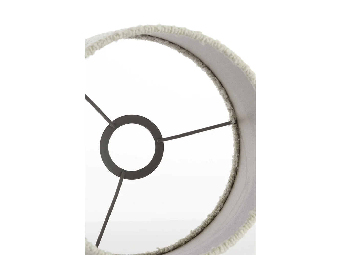 Abat-jour BOLERO - Ø20x15cm - Blanc