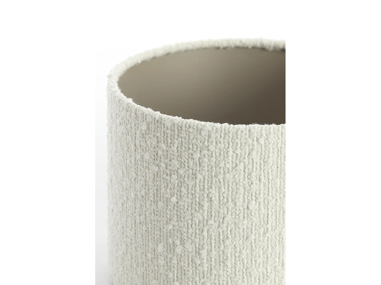 Abat-jour BOLERO - Ø20x15cm - Blanc