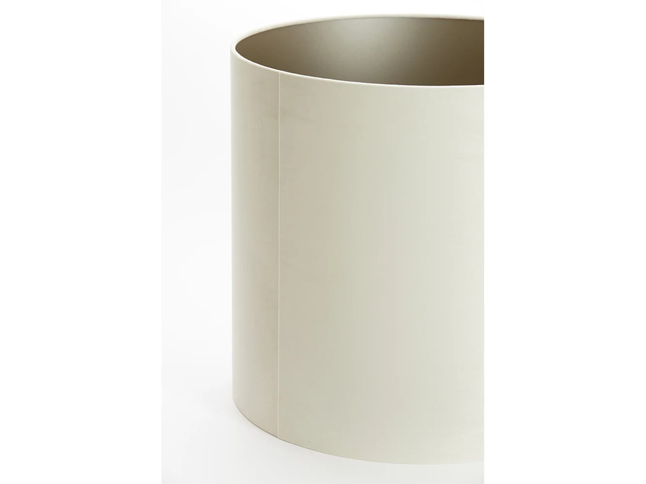 Abat-jour VELOURS - Ø40x49cm - Blanc