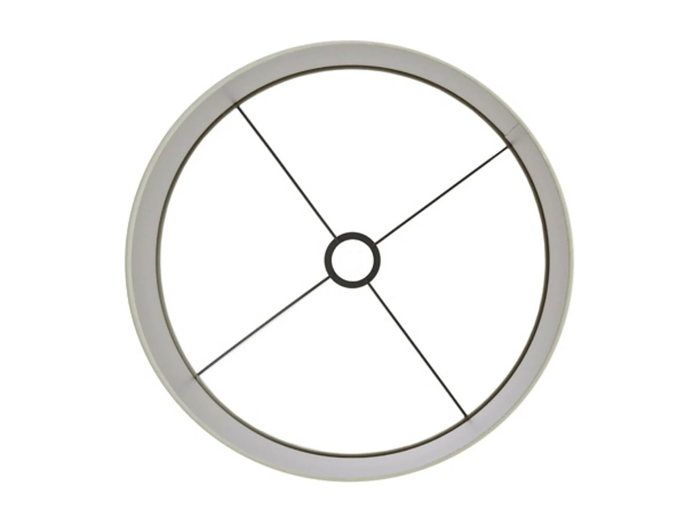 Abat-jour VELOURS - Ø40x49cm - Blanc