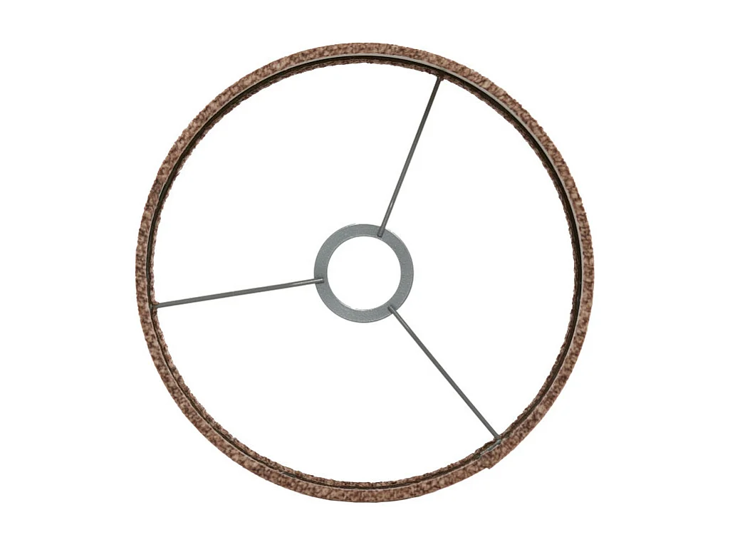 Abat-jour BRANDY - Ø25x18cm - Marron