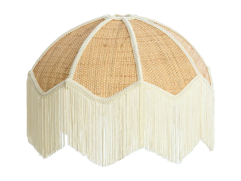 Abat-jour MALACIA - Ø45x35,5cm - Marron