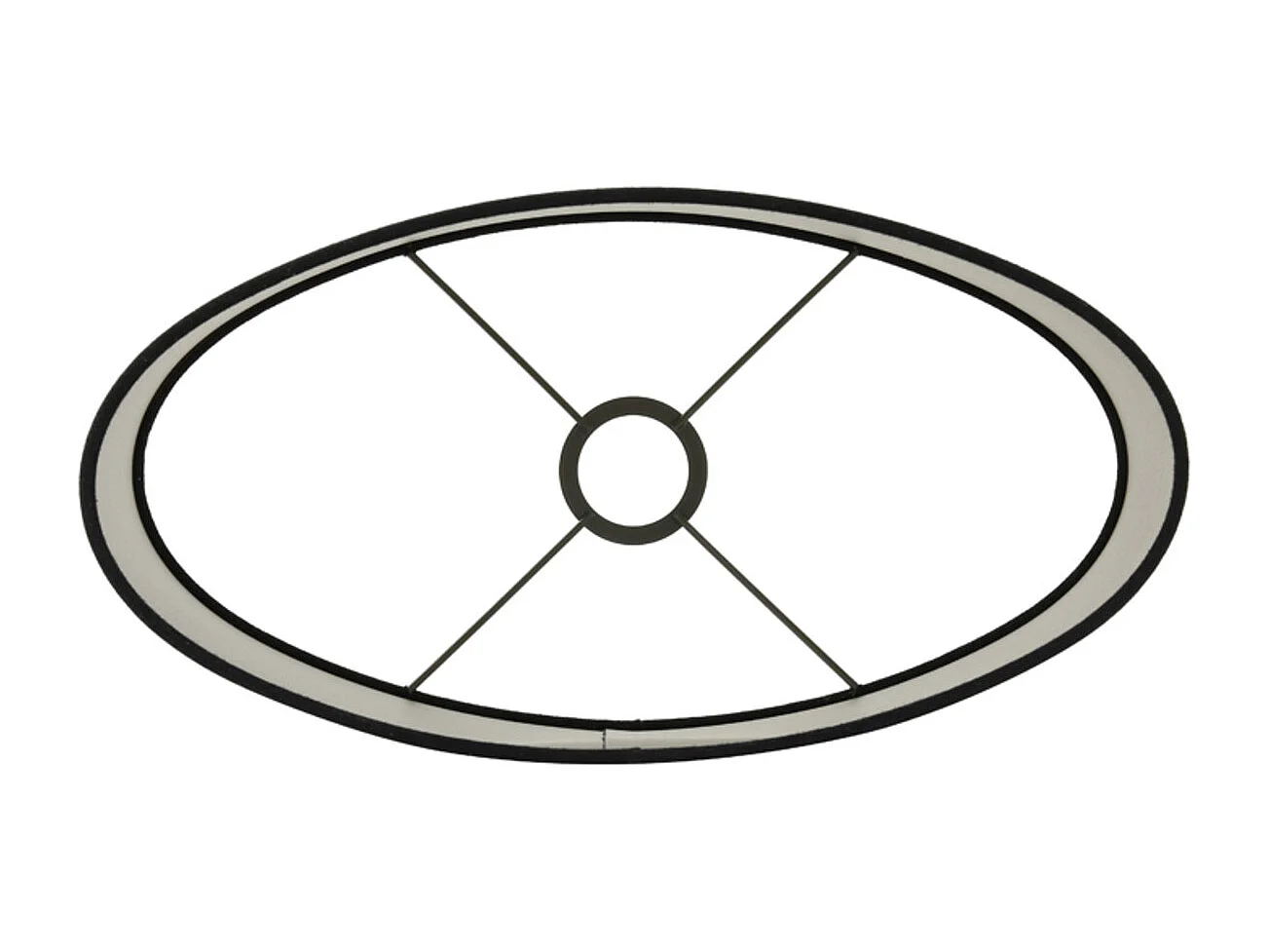 Abat-jour VELOURS - 45x21x32cm - Noir