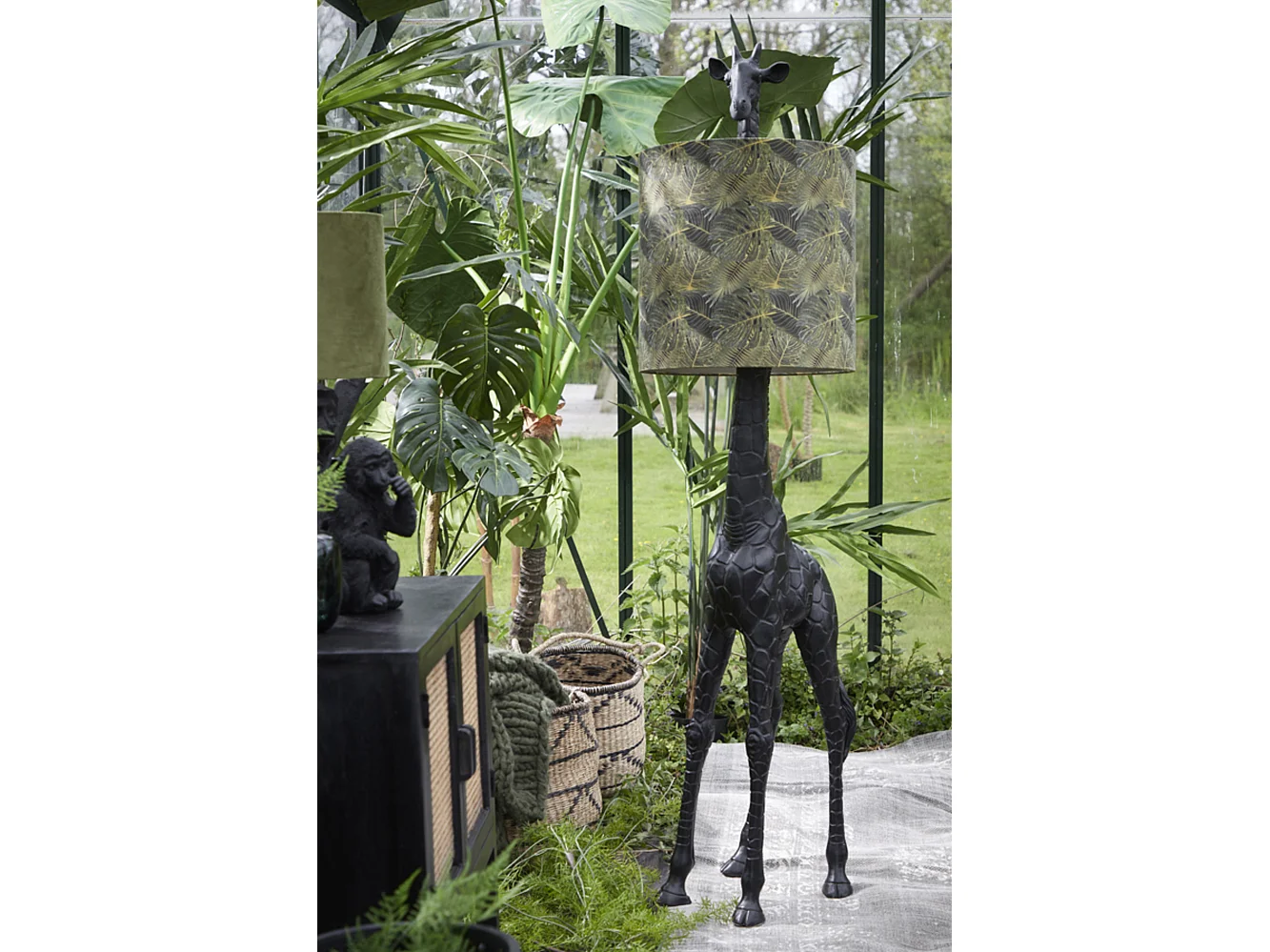 Lampenkap AMAZONE - Ø45x45cm - Groen