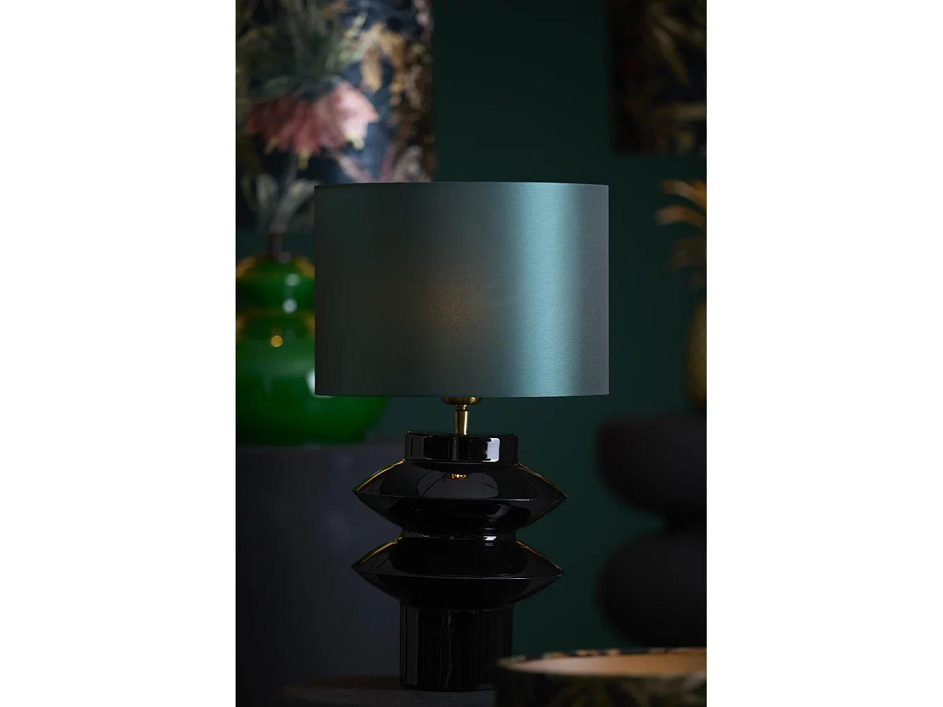 Abat-jour IMANI - Ø25x18cm - Vert