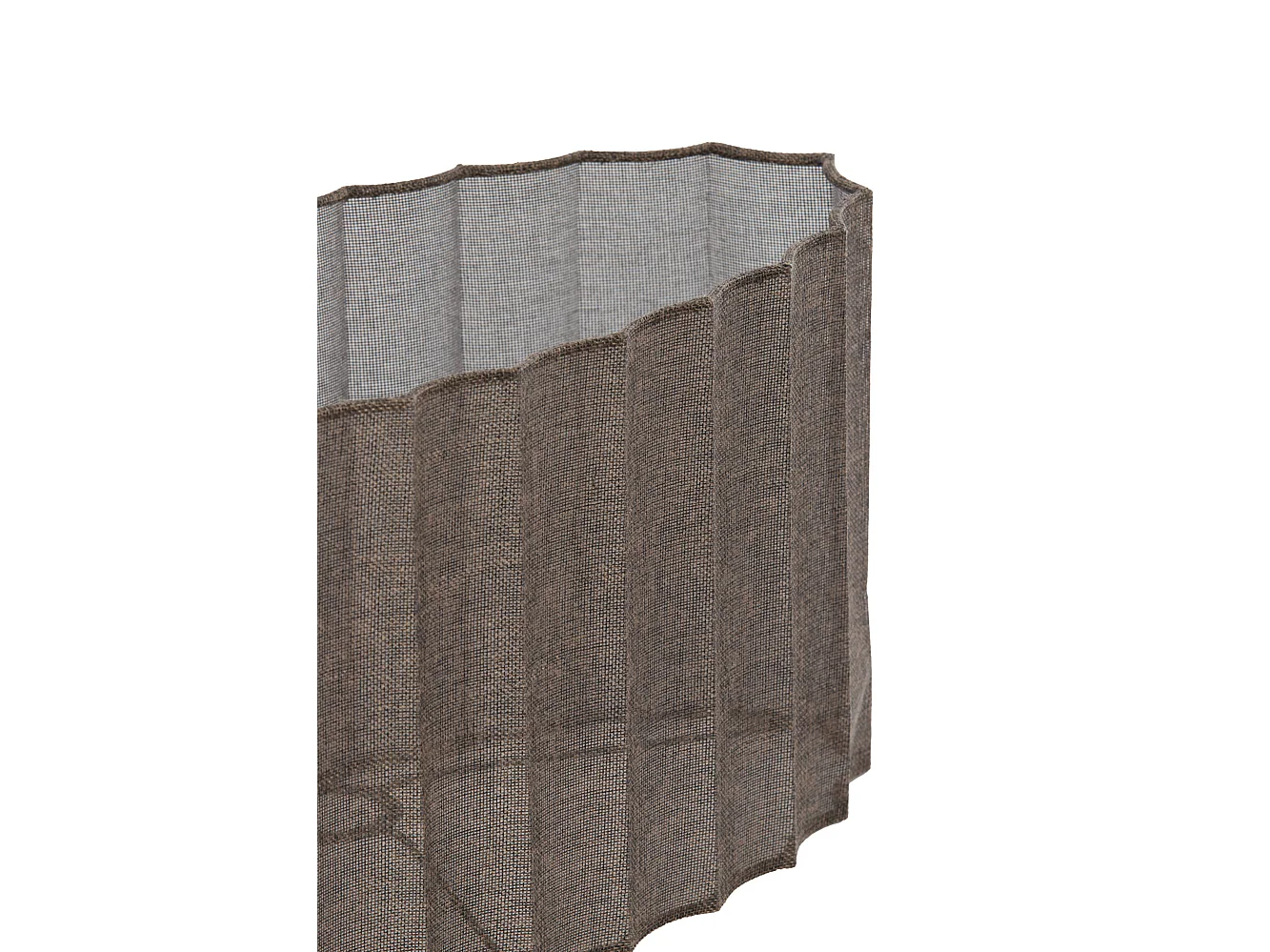 Abat-jour DISLI - 38x17,5x19cm - Marron