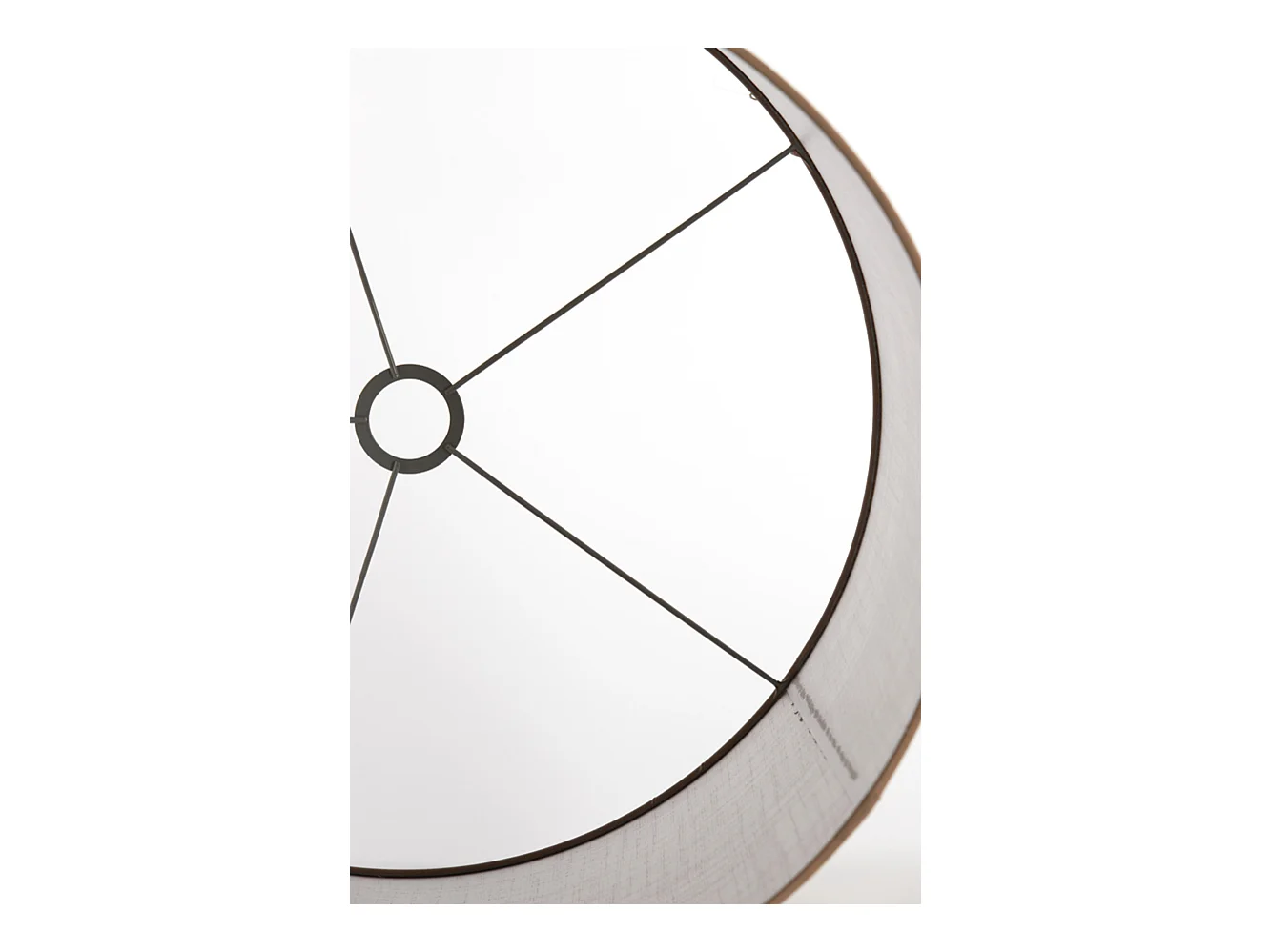 Abat-jour CADEN - Ø50x38cm - Marron