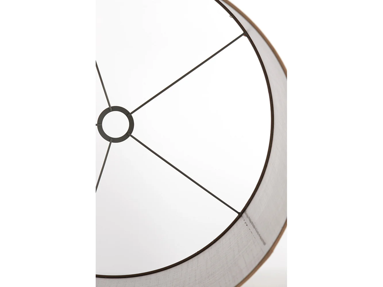 Lampenkap CADEN - Ø50x38cm - Bruin