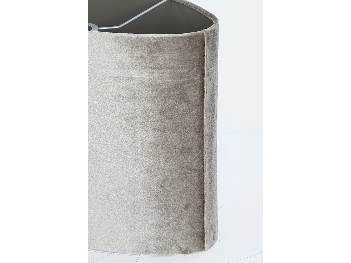 Abat-jour PALATA - 45x21x32cm - Marron