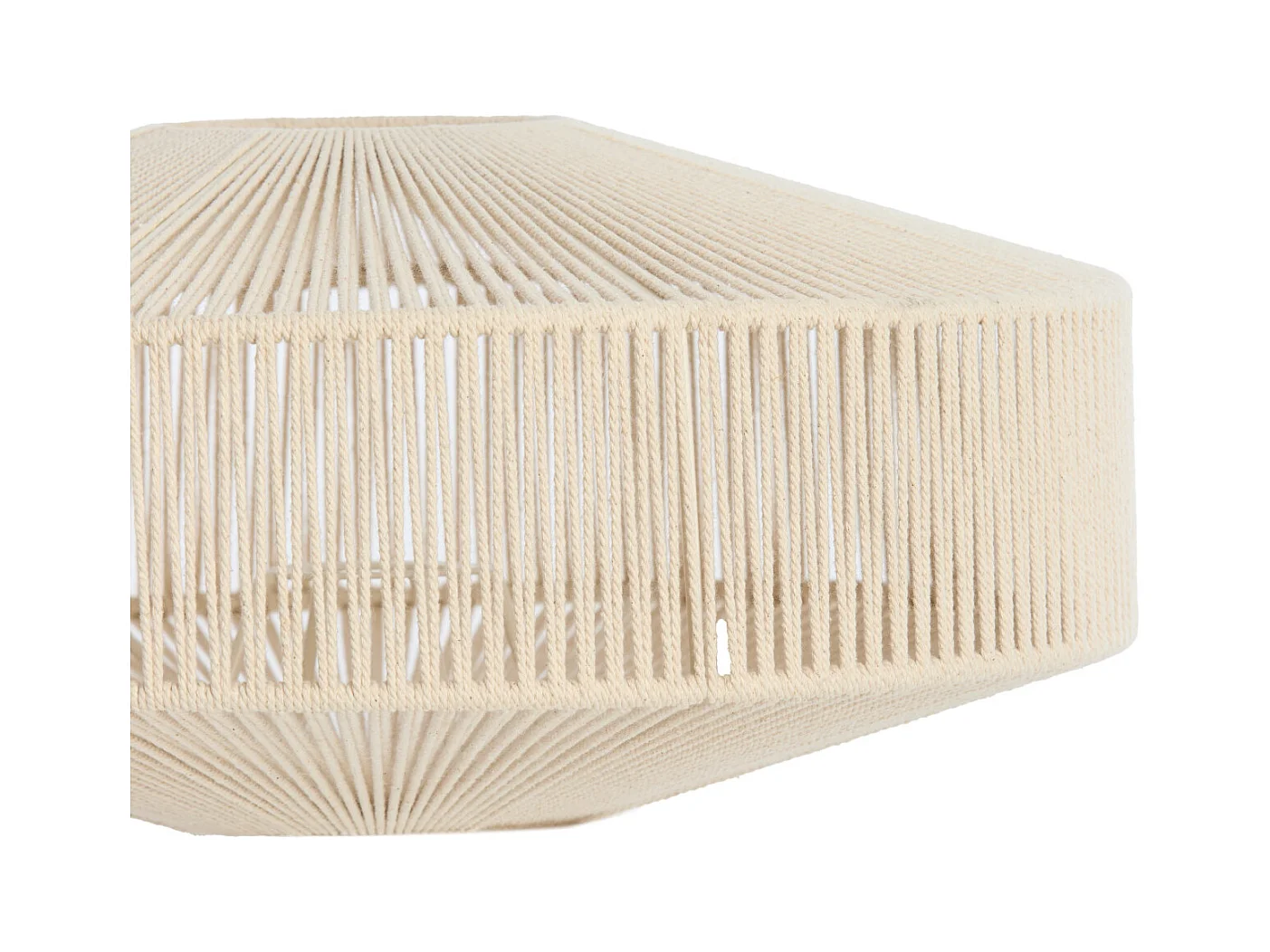 Abat-jour BILJANA - Ø43x20cm - Blanc